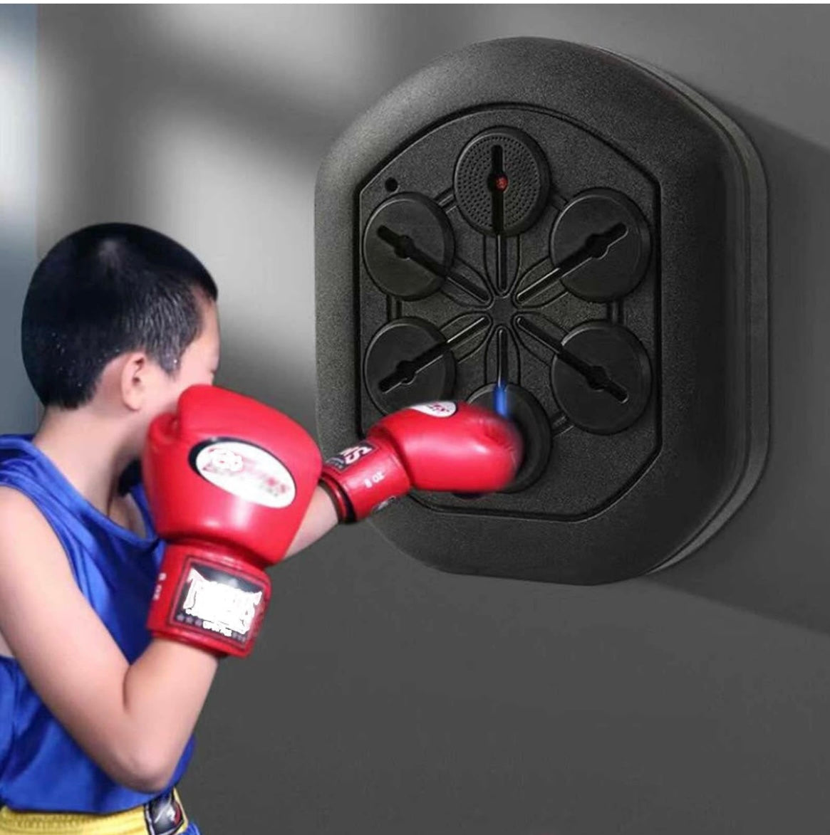 Smart Music Boxing Machine Wall Target LED Lighted Sandbag Relaxing Reaction Training Target for Boxing Sports Agility Reaction