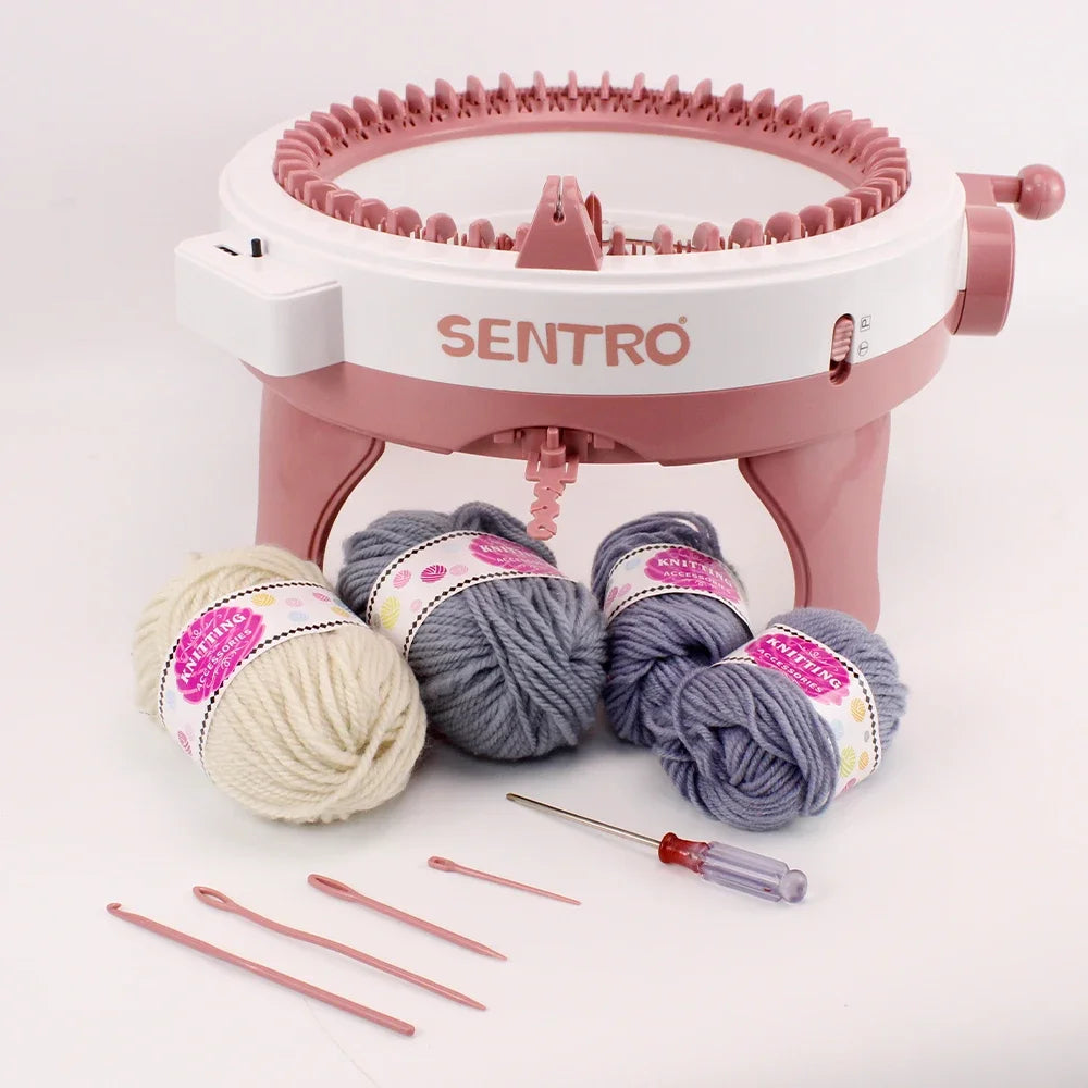 Needle Hand Knitting Machine for DIY Scarves Sweaters Hats and Socks Craft Project for Adults and Kids