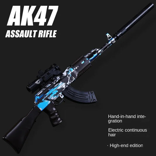 Pistola Blaster Elétrica de Gel AK47
