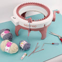 Needle Hand Knitting Machine for DIY Scarves Sweaters Hats and Socks Craft Project for Adults and Kids