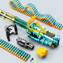 Electric Toy Submachine Gun Soft Bullet Gatling Automatic Manual 2 Modes Foam Darts Blaster Outdoor For Shooting Boys Birthday