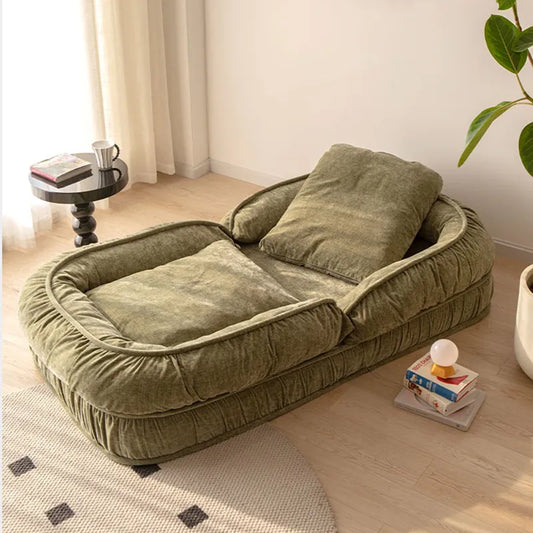 Soft Cute Lazy Bag Bean Sofa Fillers Bed Single Square Living Room Lounge Puffs Sofa Bedroom Balcony Arredamento Decoration