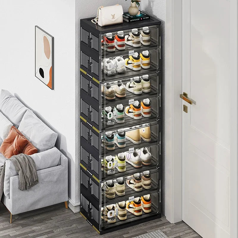 Folding Shoe Storage Rack High Quality Shoe Stand Foldable Shoe Rack Cabinet